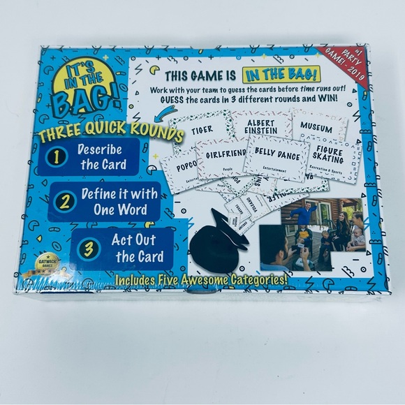 Gatwick Games It's in the Bag! 2019 Party Family Board Game Factory Sealed - Picture 2 of 6